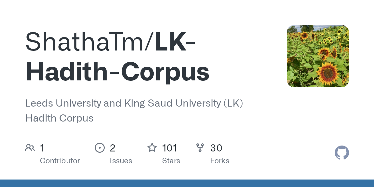 LK Hadith Corpus